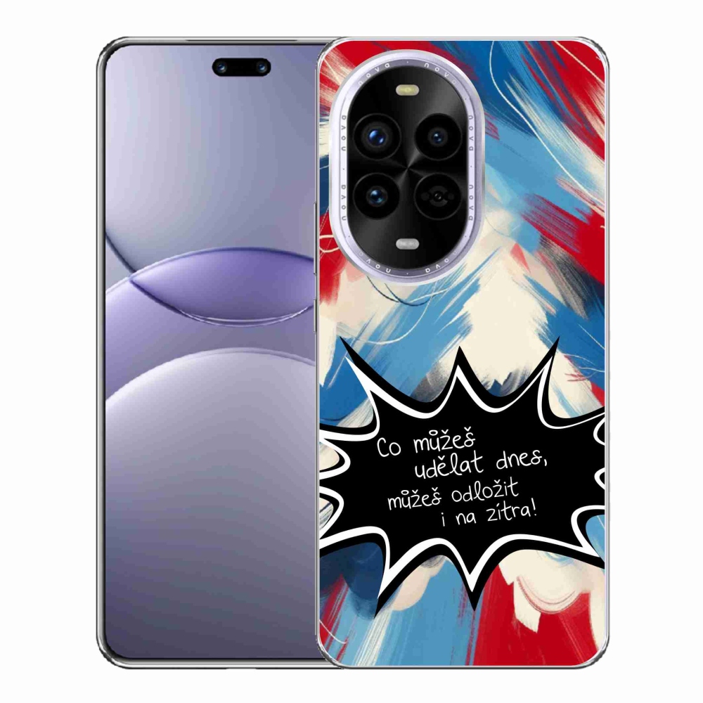 Gelový kryt mmCase na Huawei Nova 13 Pro 5G - vtipný text 9 černé pozadí