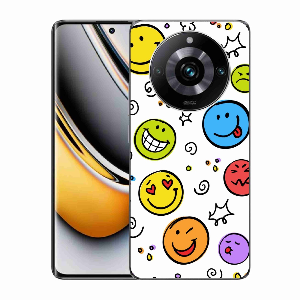 Gelový kryt mmCase na Realme 11 Pro/11 Pro+ - smajlíci