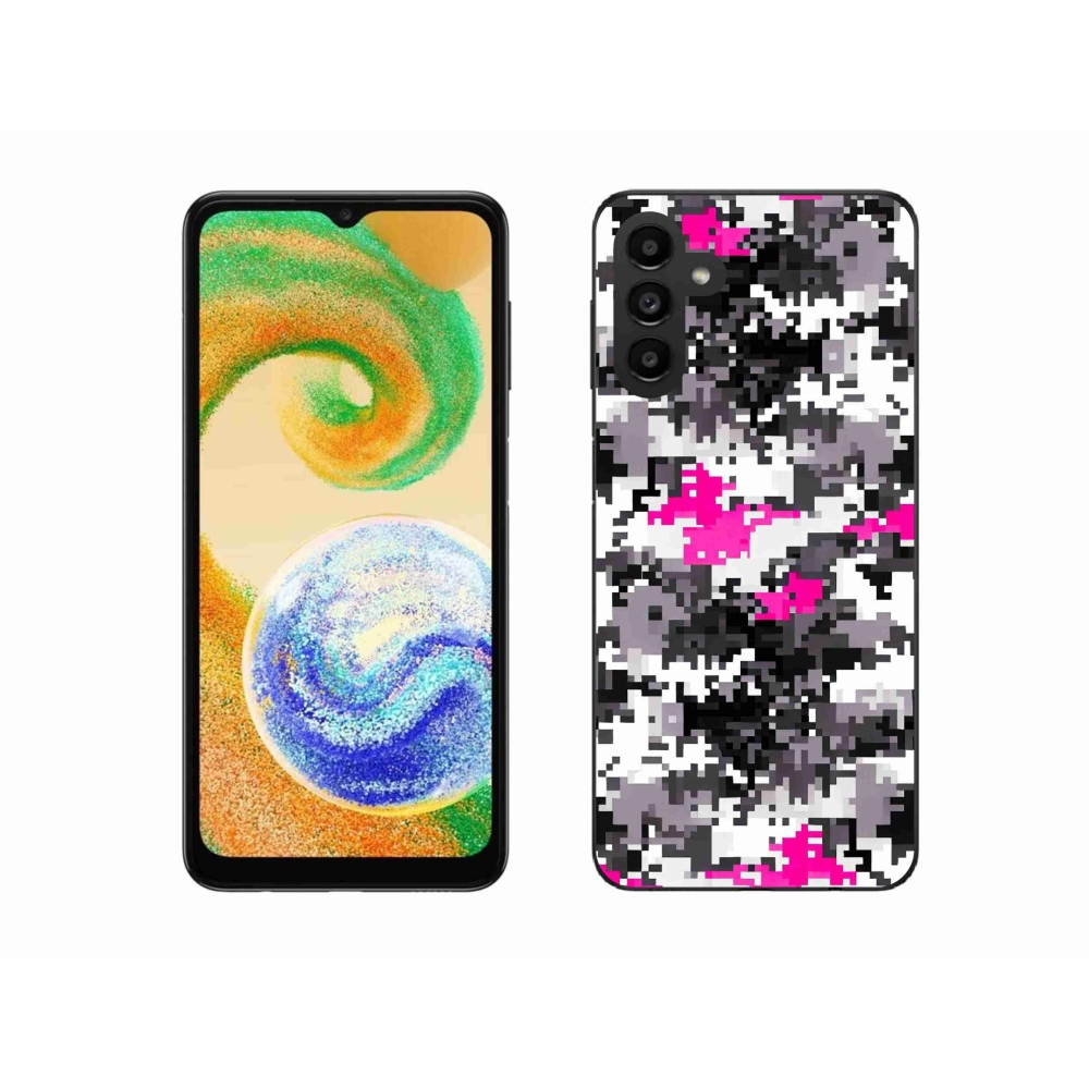 Gelový kryt mmCase na Samsung Galaxy A04s (164.7x76.7x9.1mm) - maskáčový vzor 4