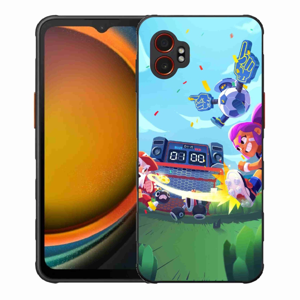 Gelový kryt mmCase na Samsung Galaxy Xcover 7 Pro - brawl stars 1