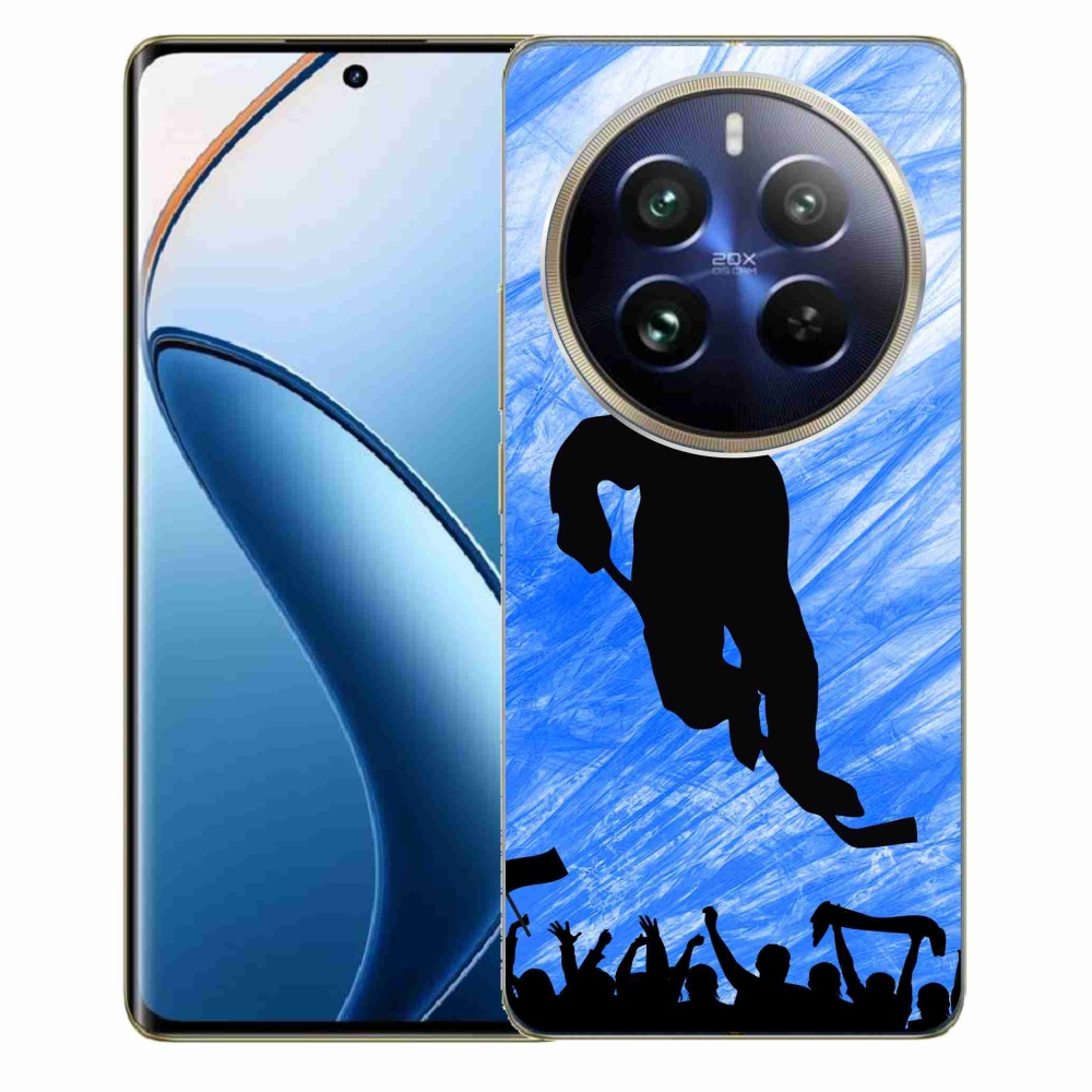 Gelový kryt mmCase na Realme 12 Pro 5G/12 Pro+ 5G - hokejový hráč