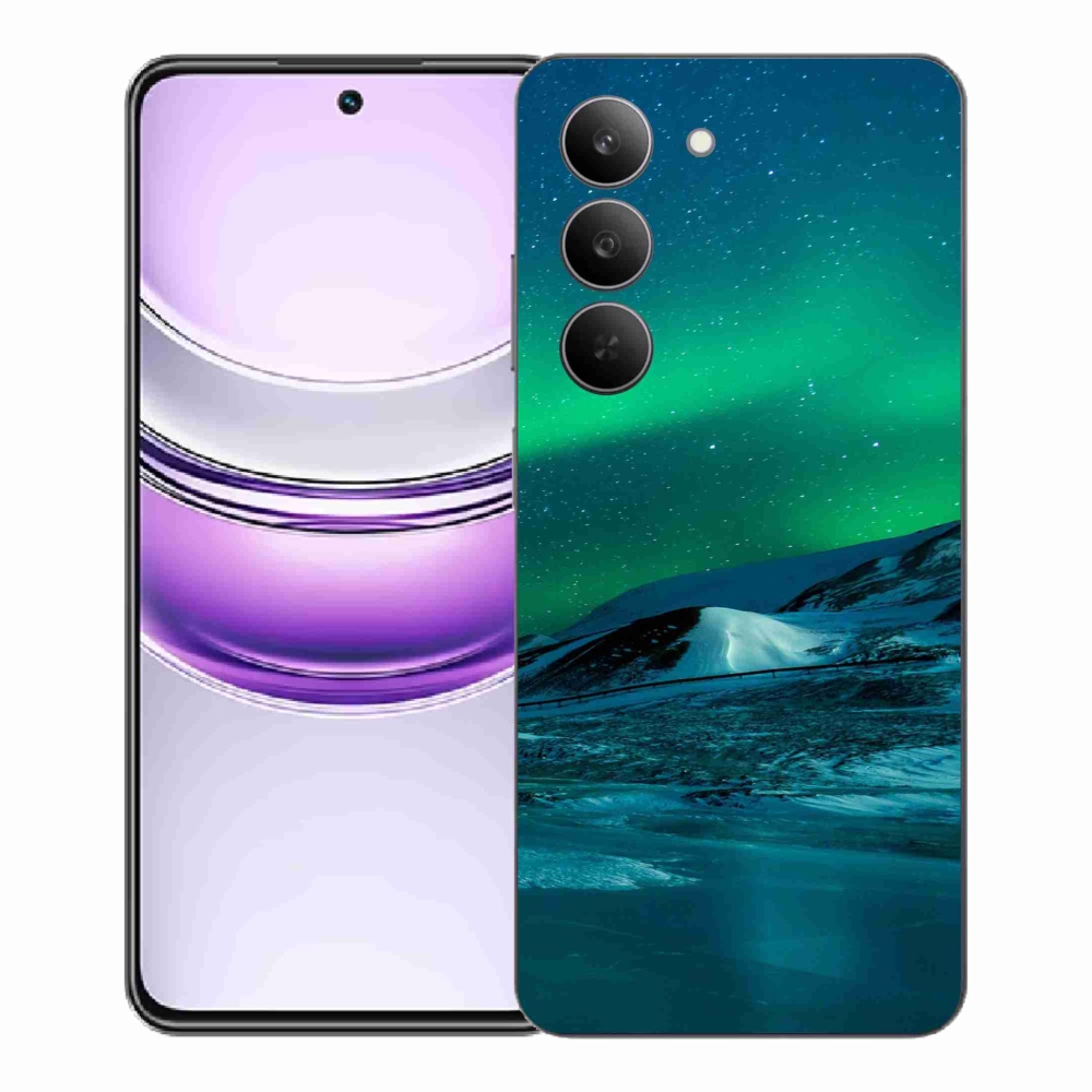 Gelový kryt mmCase na Realme 14x 5G - polární záře