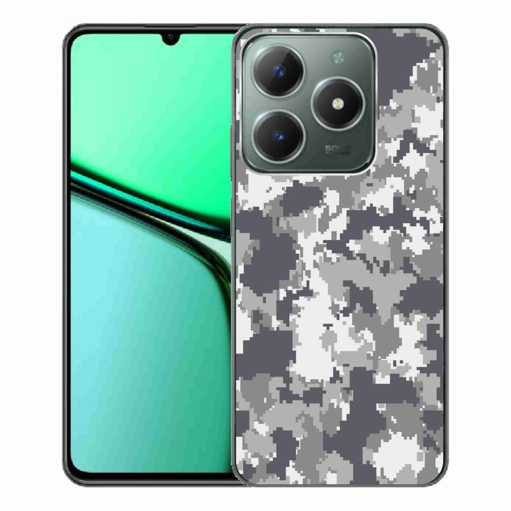 Gelový kryt mmCase na Realme C61 - maskáčový vzor 2