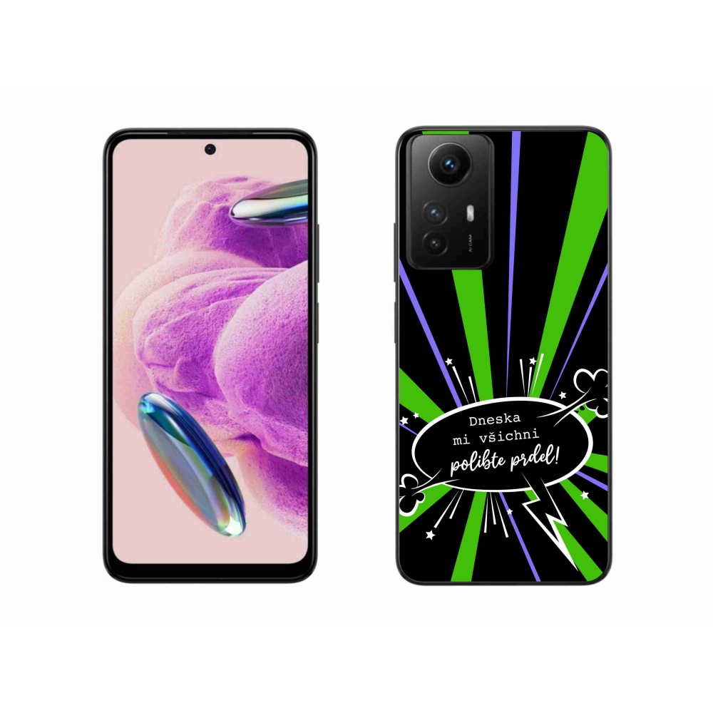 Gelový kryt mmCase na Xiaomi Redmi Note 12S - vtipný text 15 černé pozadí