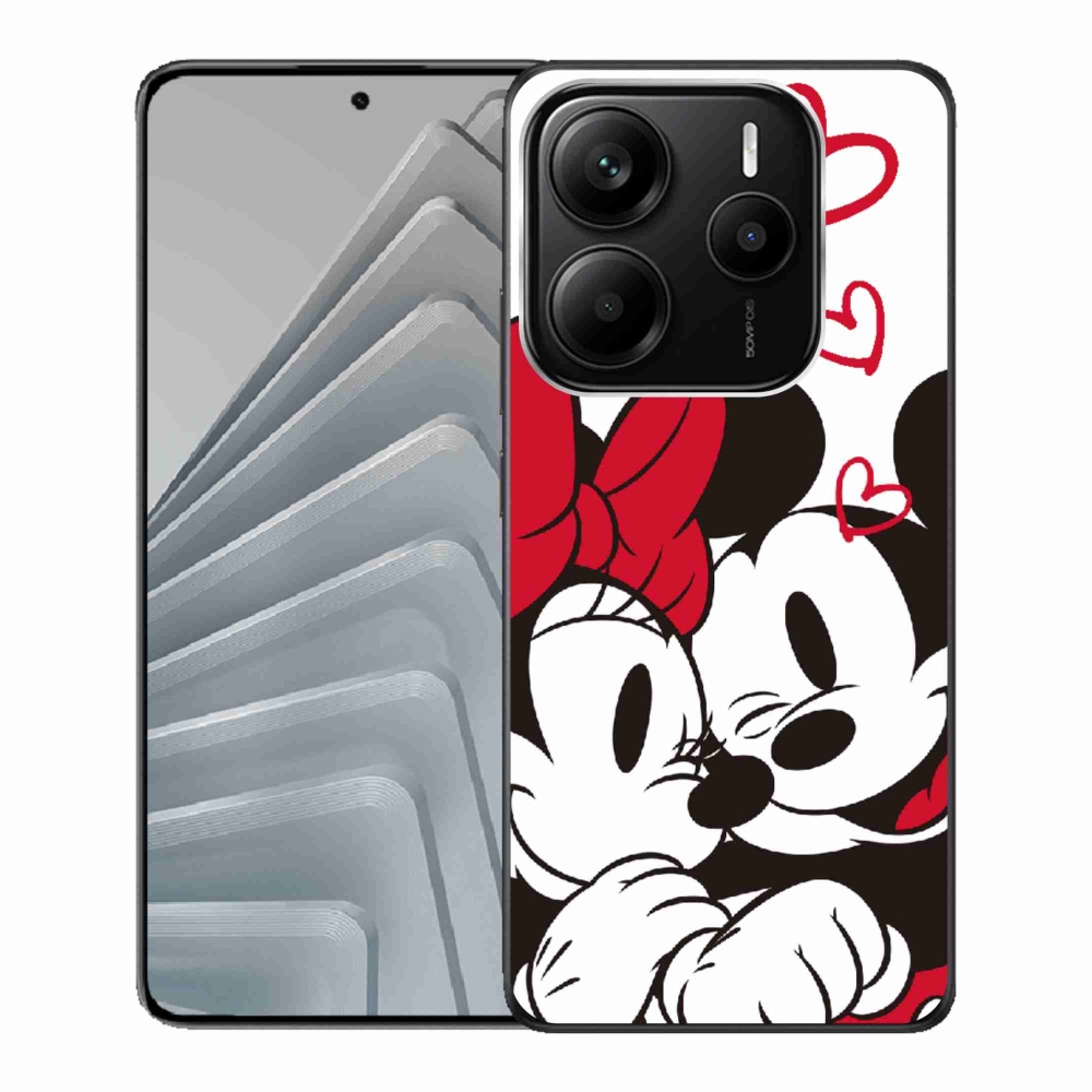 Gelový kryt mmCase na Xiaomi Redmi Note 14 5G - minnie a mickey