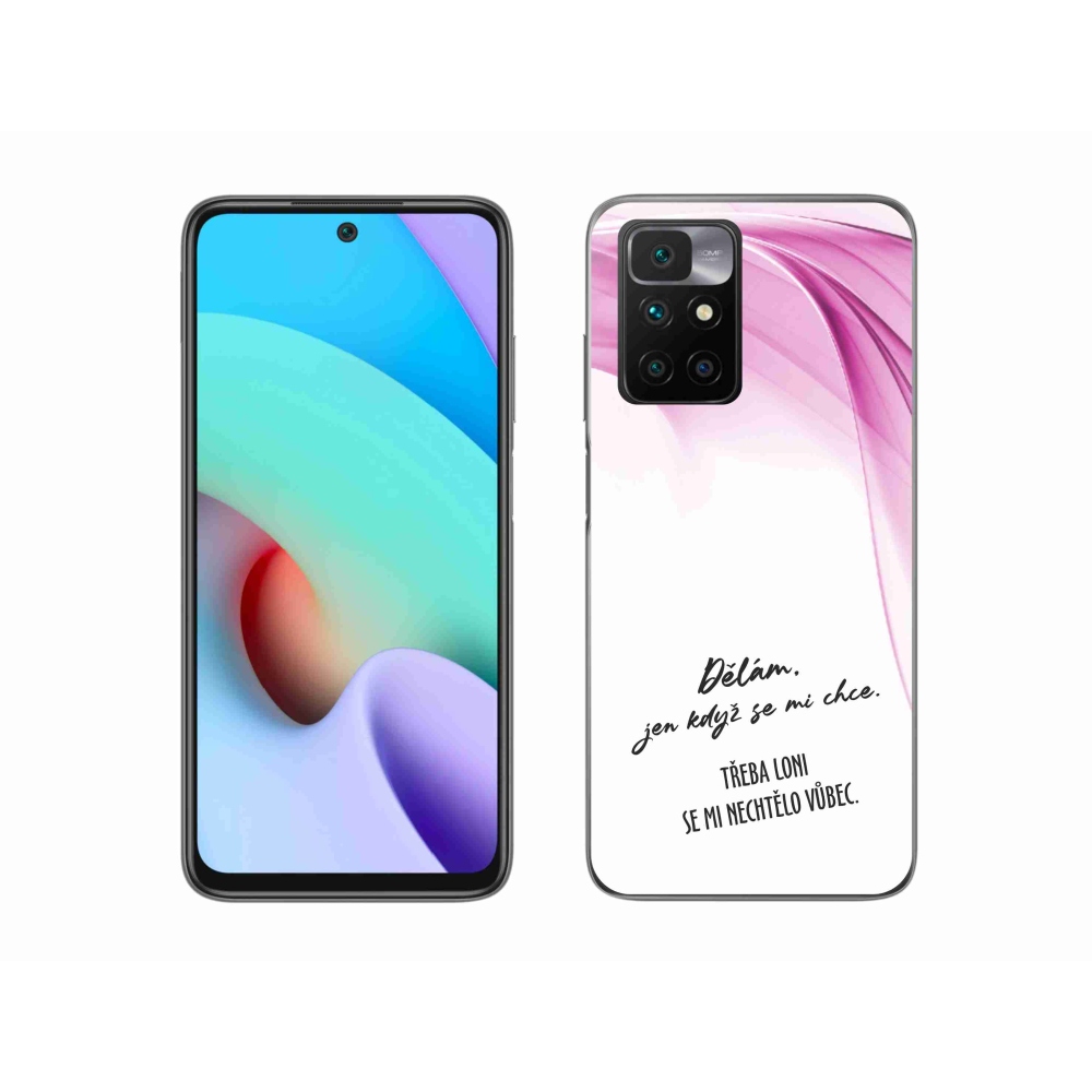 Gelový kryt mmCase na Xiaomi Redmi 10/Redmi 10 (2022) - vtipný text 12 bílé pozadí