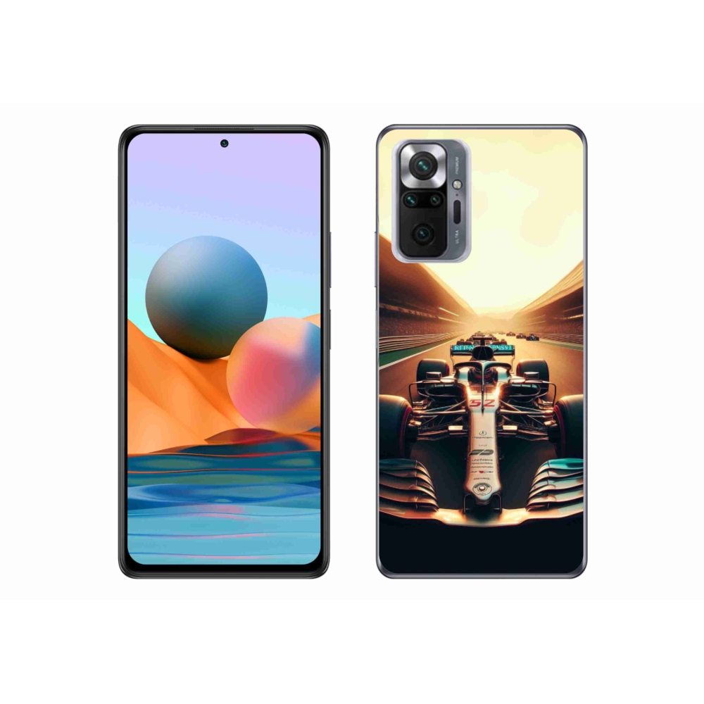 Gelový kryt mmCase na Xiaomi Redmi Note 10 Pro - formule 1