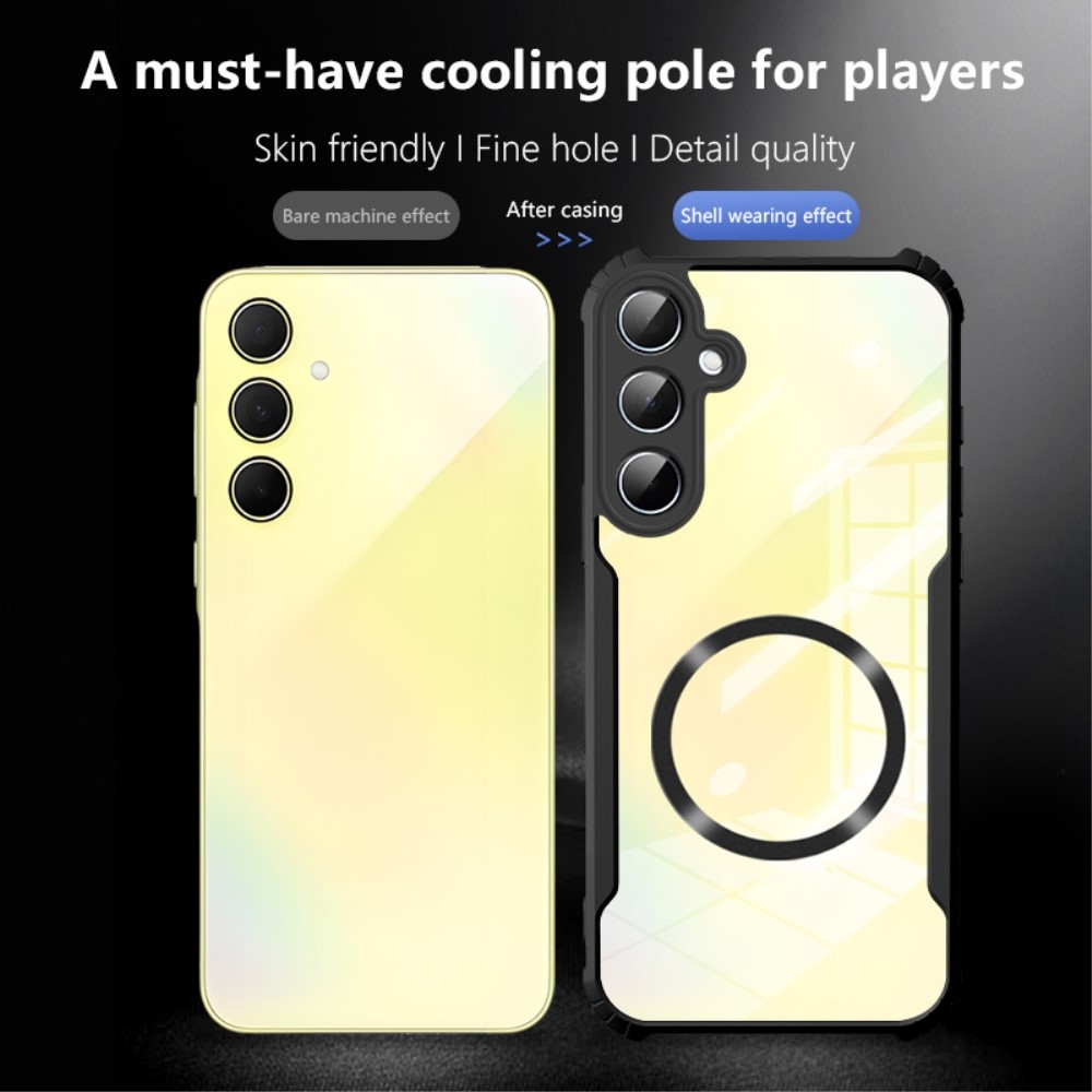 Rein odolný kryt s podporou MagSafe na Samsung Galaxy A56 5G - černý