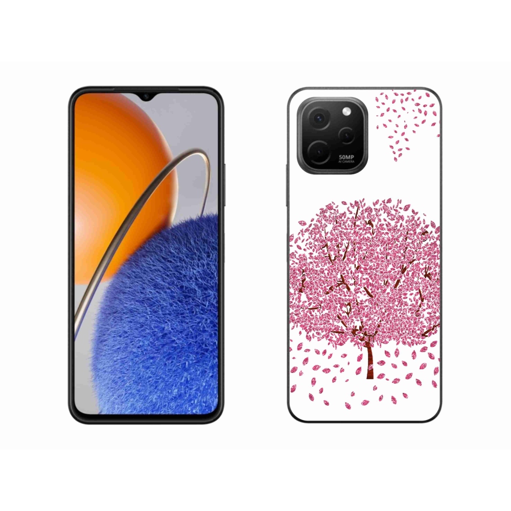 Gelový kryt mmCase na Huawei Nova Y61 - kreslený strom s listy