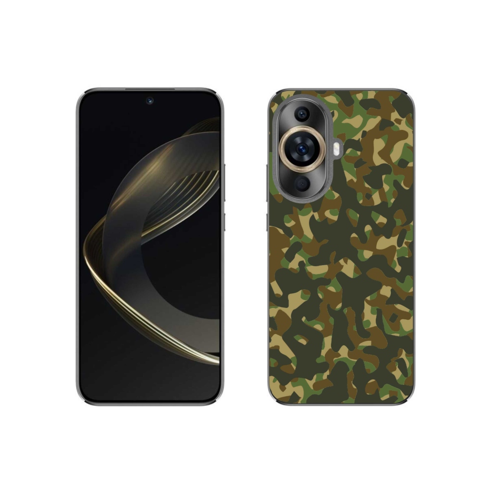 Gelový kryt mmCase na Huawei Nova 11 - maskáčový vzor 1