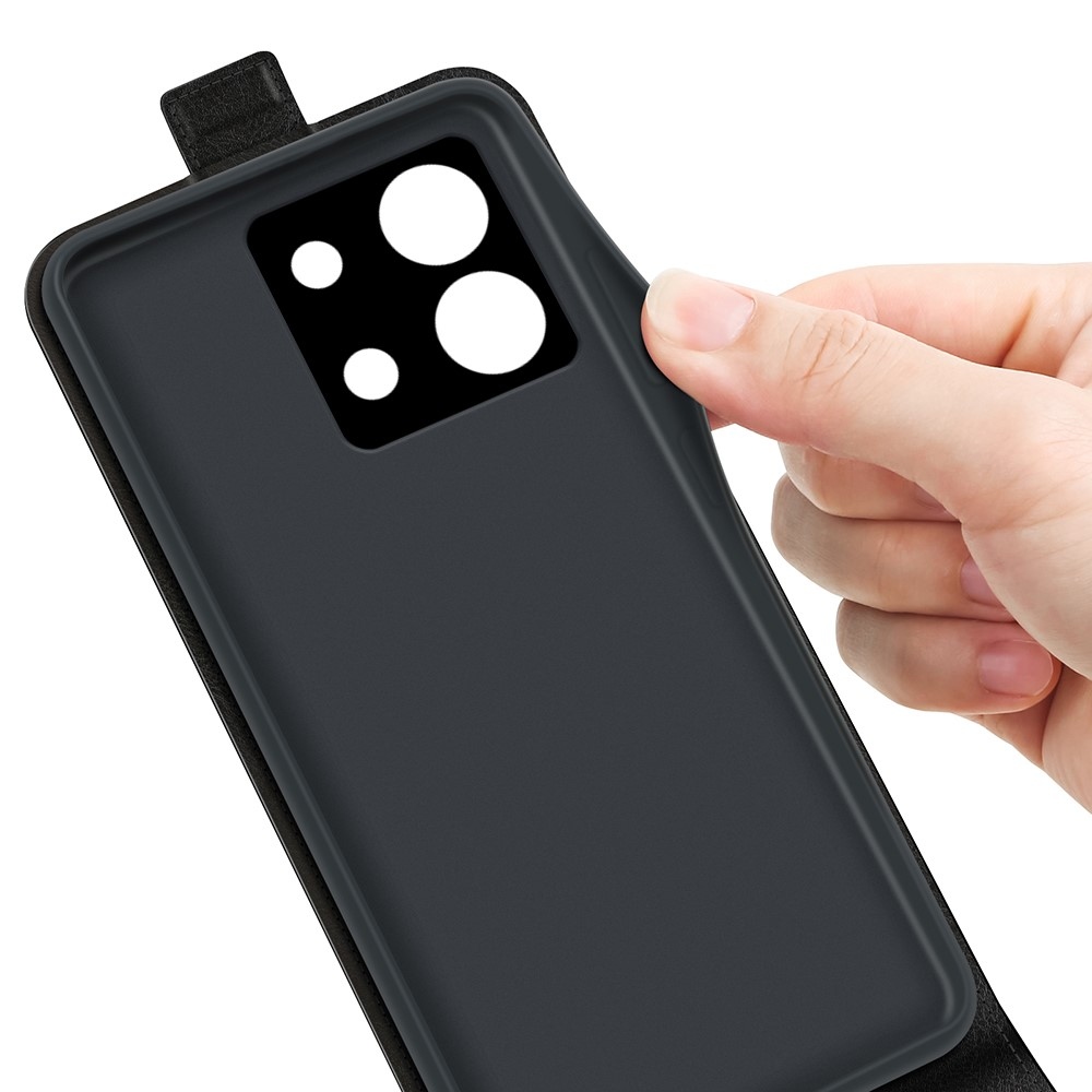 Vertical flipové pouzdro na Xiaomi Redmi Note 13 Pro 5G/Poco X6 5G - černé