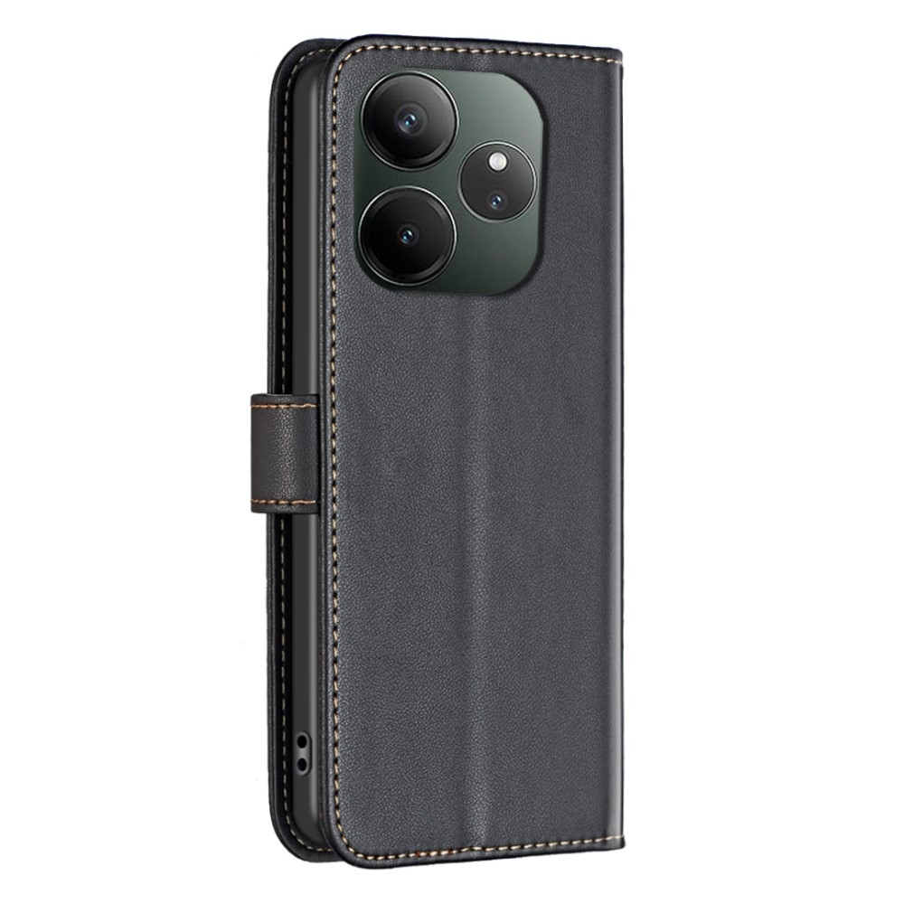 BNF knížkové pouzdro na Realme GT 6 5G/GT 6T 5G - černé