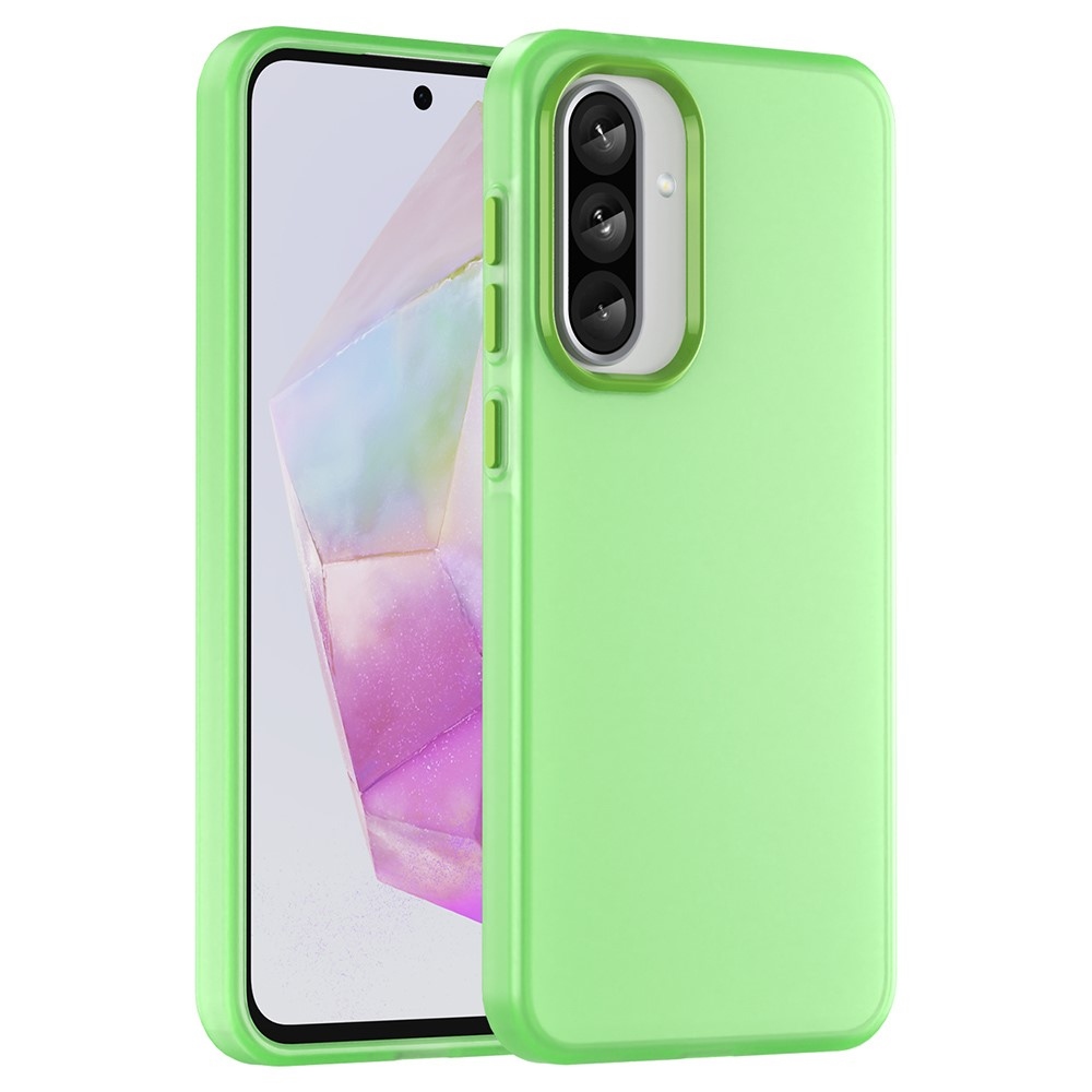 Candys matný gelový obal na Samsung Galaxy A36 5G/A56 5G - zelený