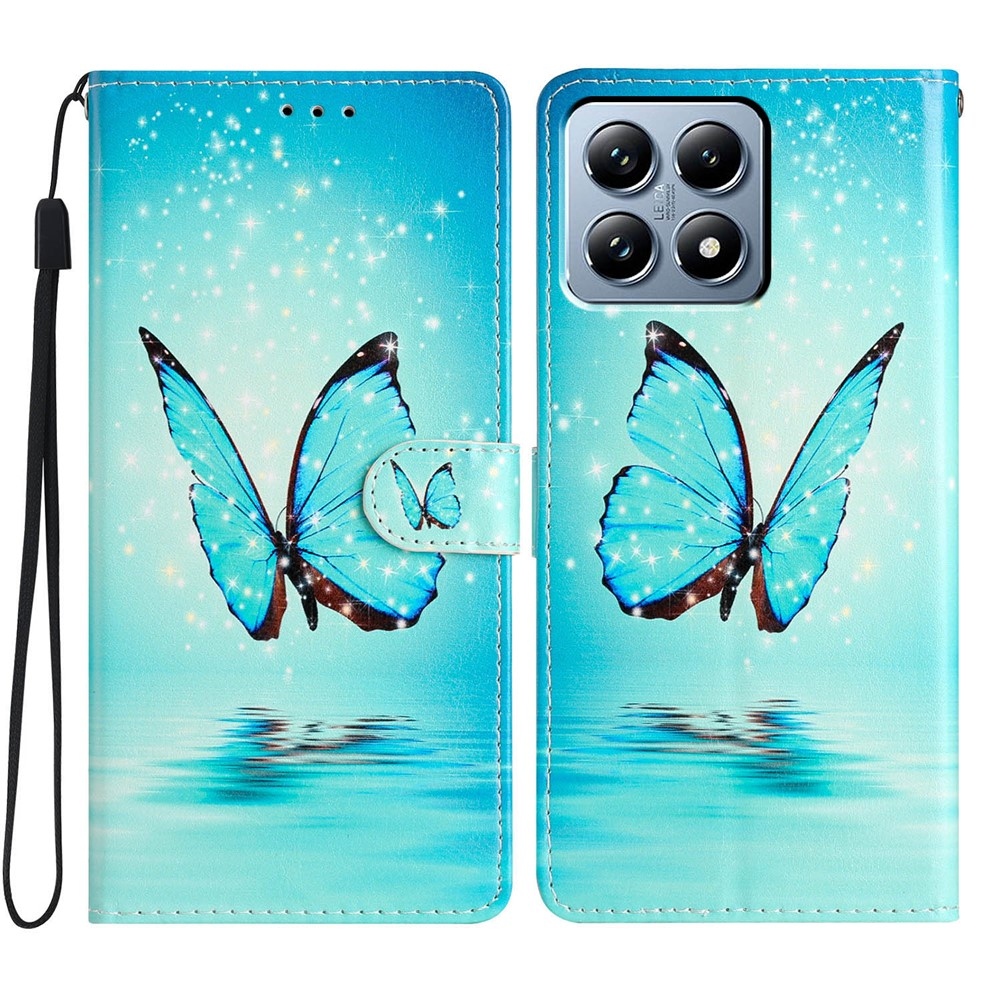 Unique knížkové pouzdro na Xiaomi 15T Pro - modrý motýl