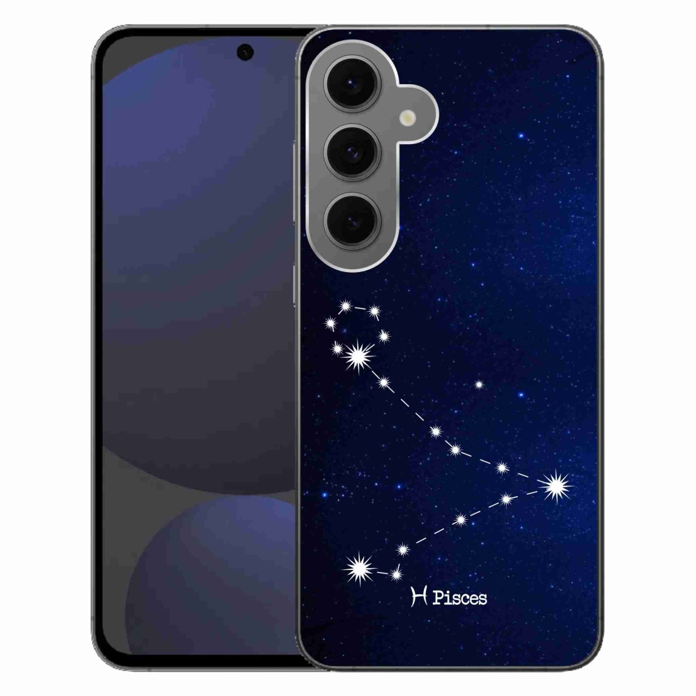 Gelový kryt mmCase na Samsung Galaxy S24 FE - souhvězdí Ryby
