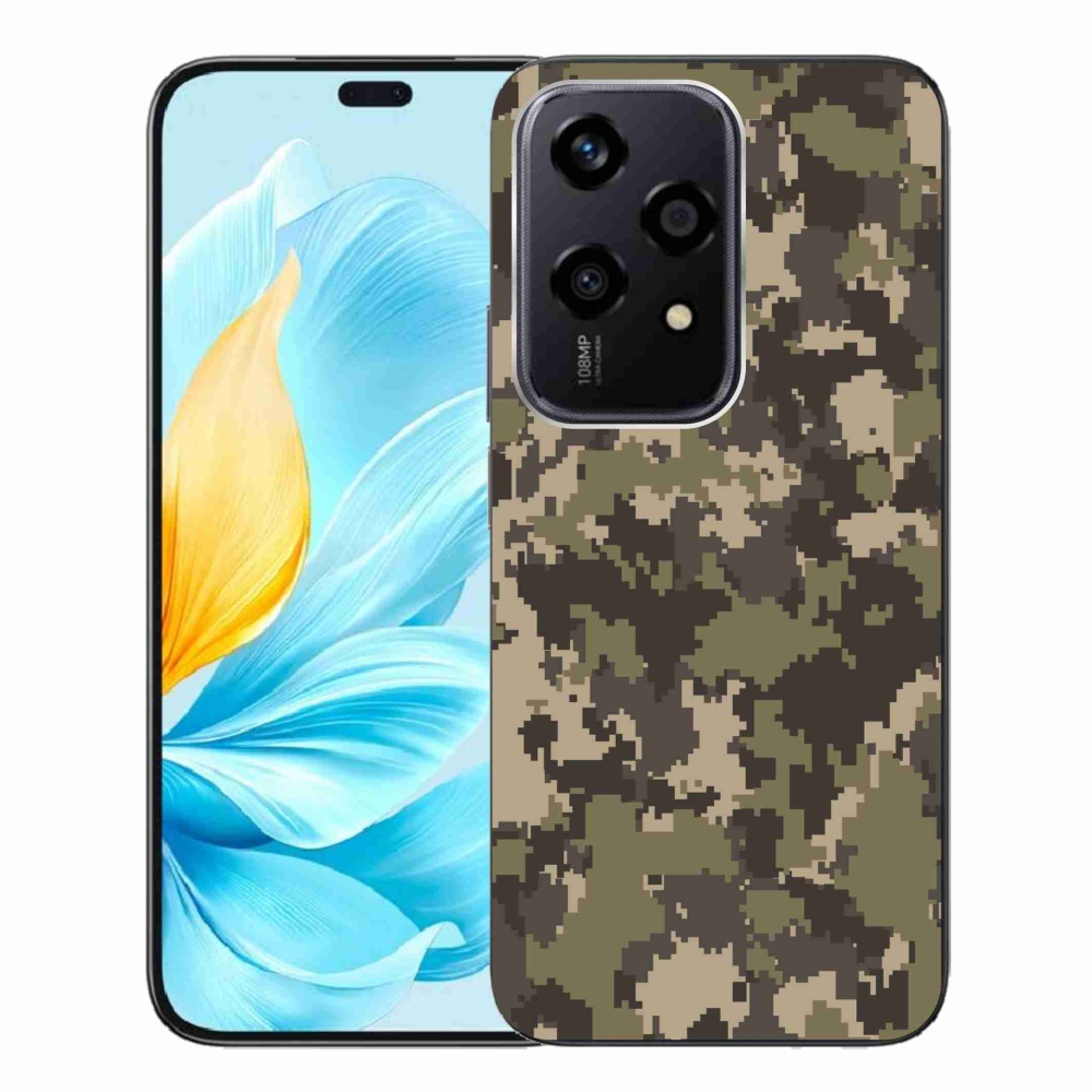 Gelový kryt mmCase na Honor 200 Lite 5G - maskáčový vzor 12