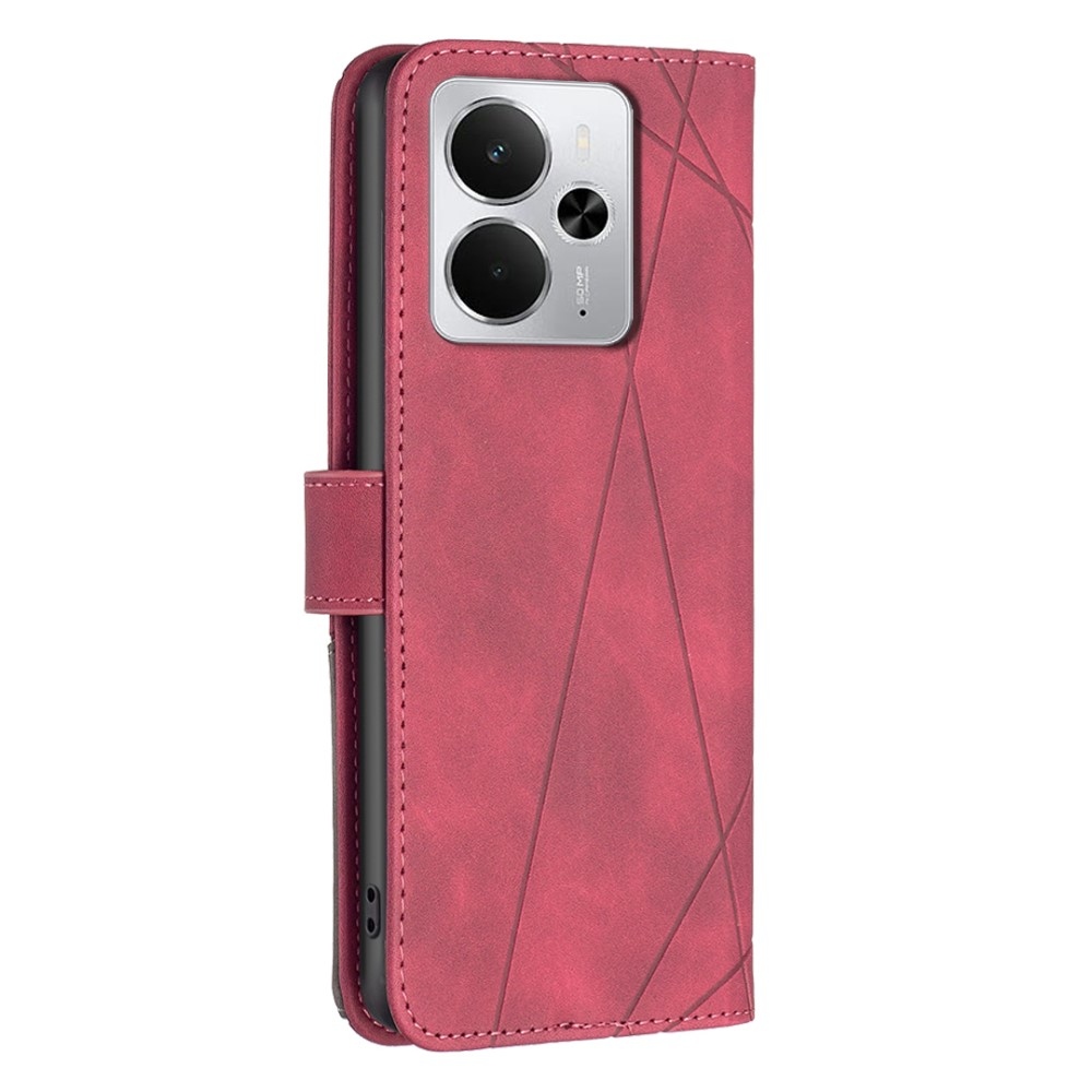 COLOR BNF knížkové pouzdro na Realme 14 5G - červené