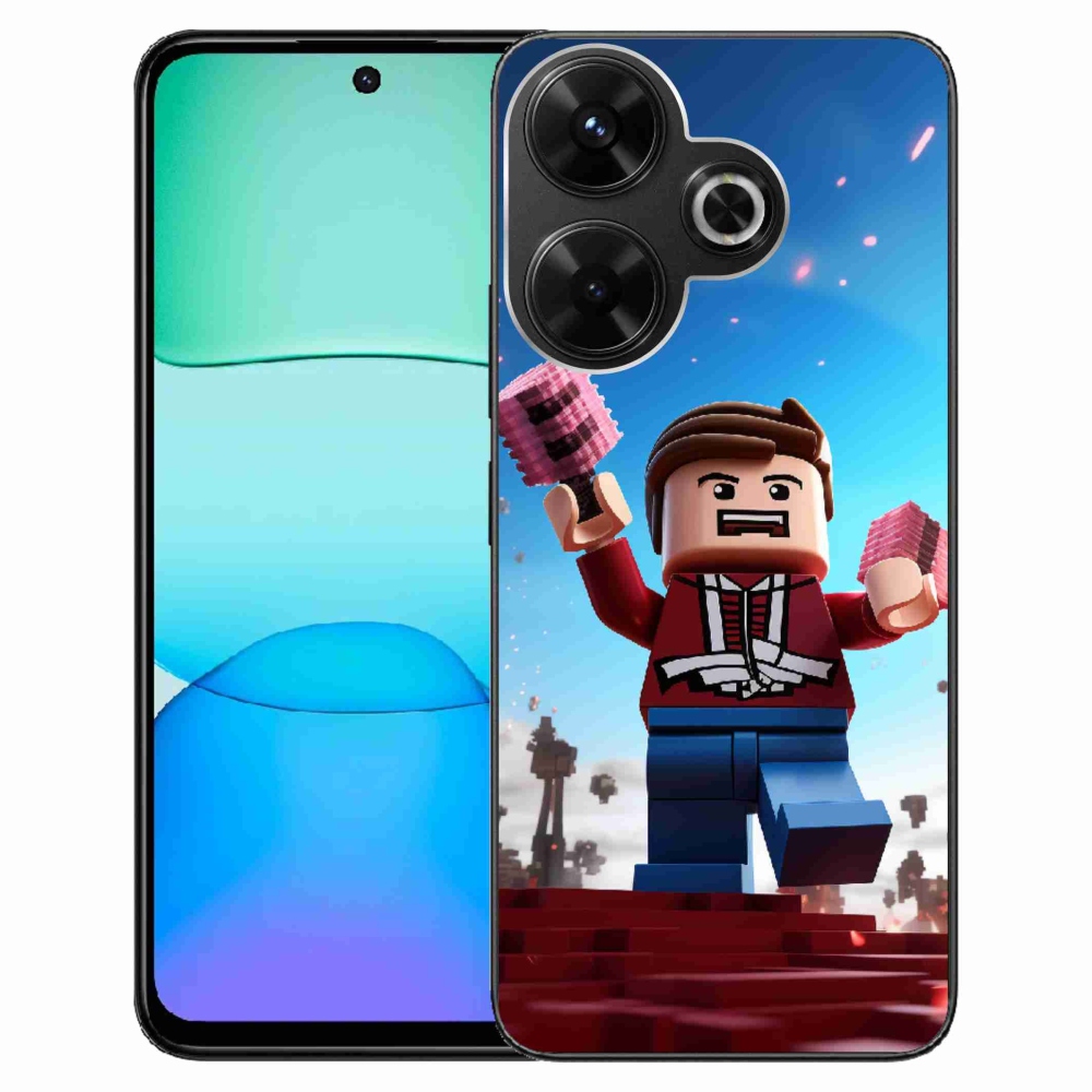 Gelový kryt mmCase na Xiaomi Redmi 13 4G/Poco M6 4G  - roblox 2