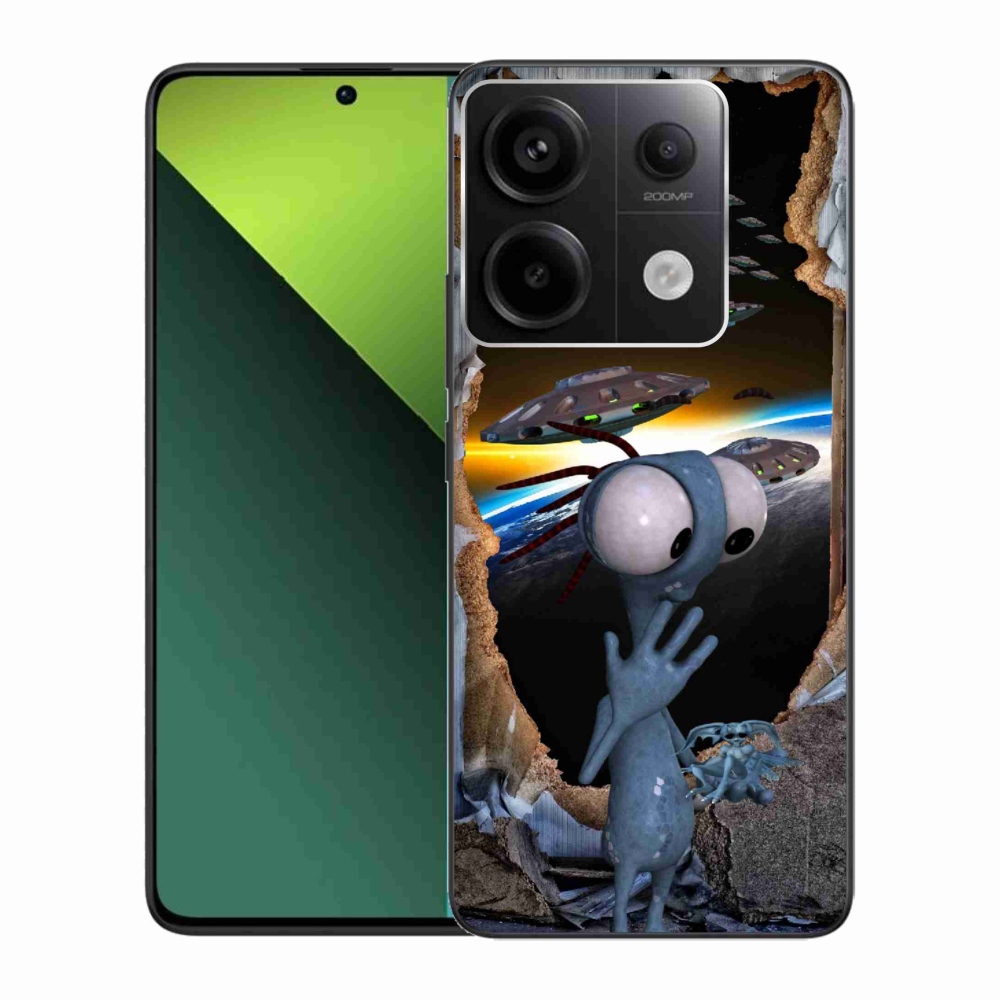 Gelový kryt mmCase na Xiaomi Redmi Note 13 Pro 5G/Poco X6 5G - mimozemšťan