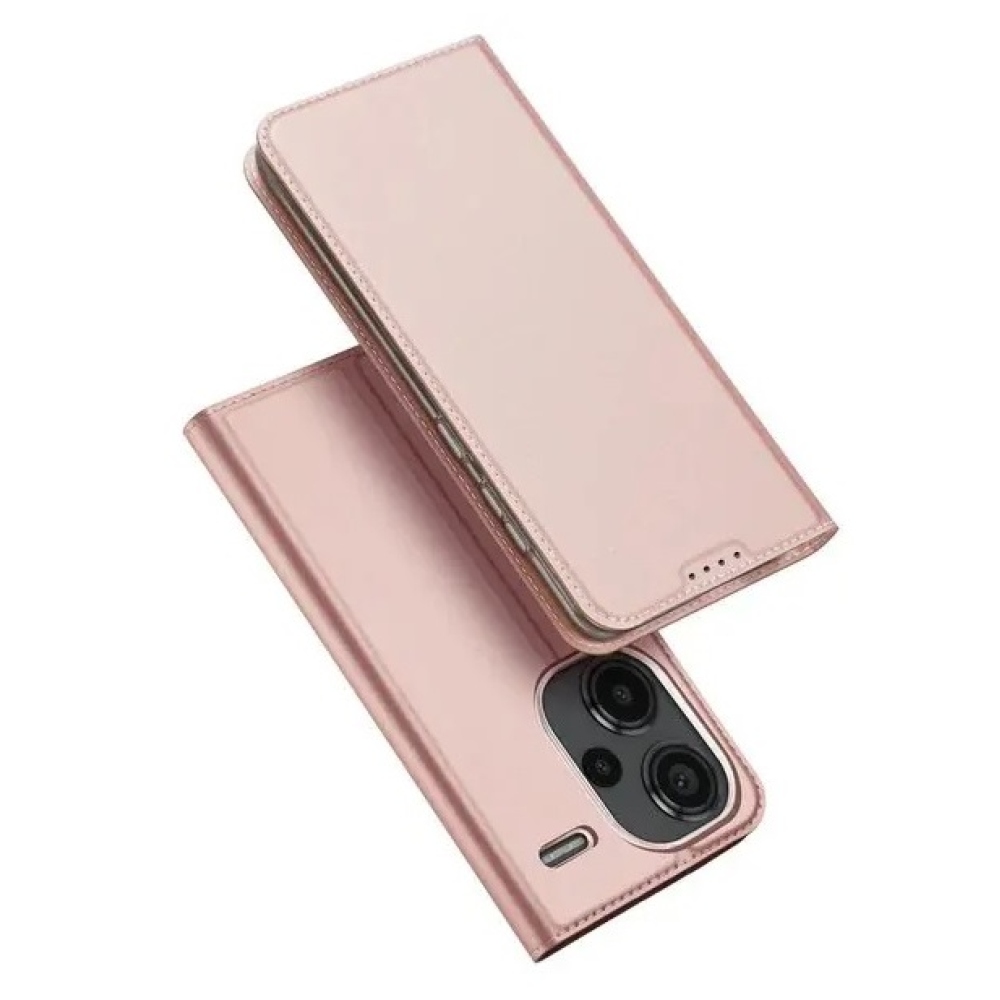 DUX knížkové pouzdro na Xiaomi Redmi Note 13 Pro+ 5G - růžovozlaté