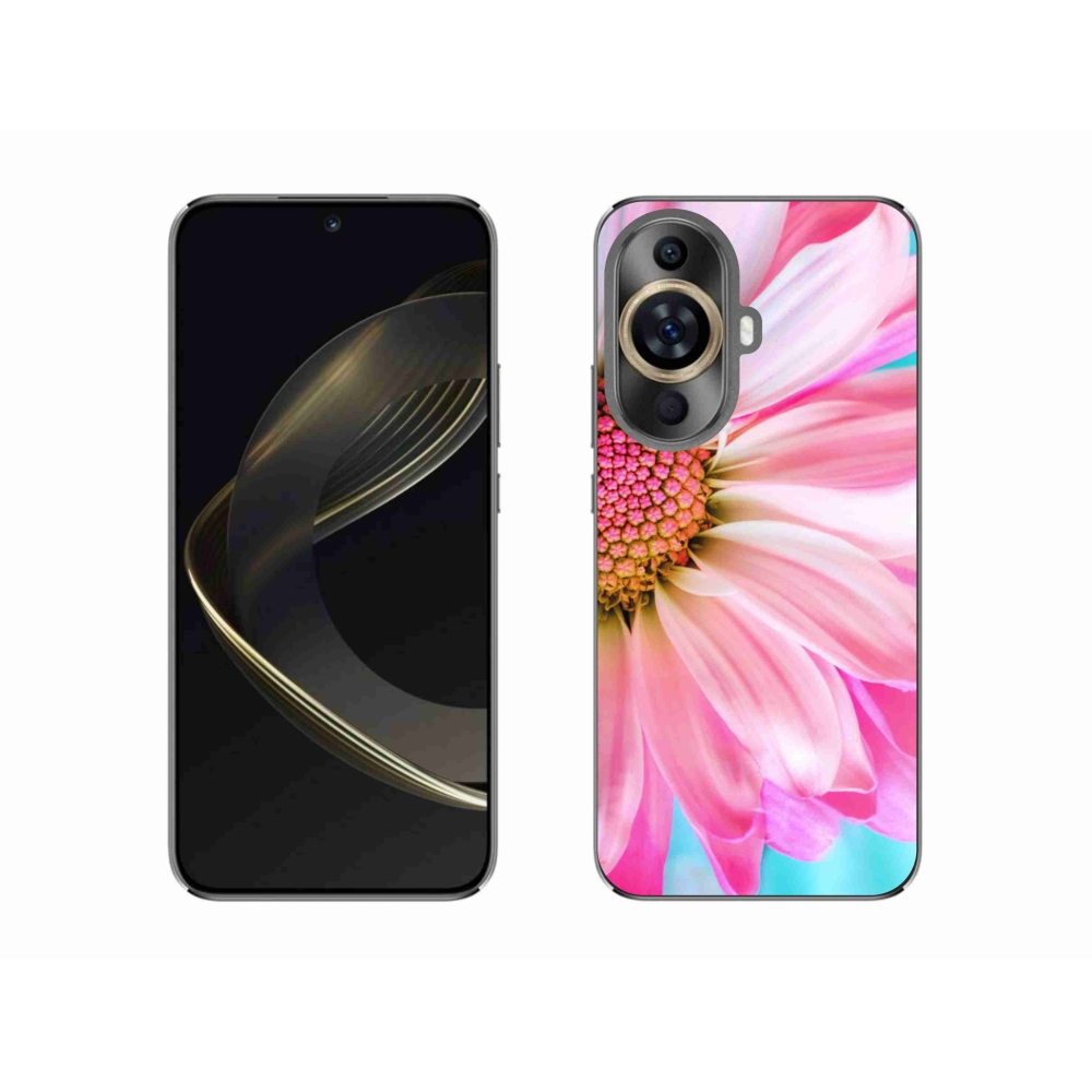 Gelový kryt mmCase na Huawei Nova 11 - růžová květina