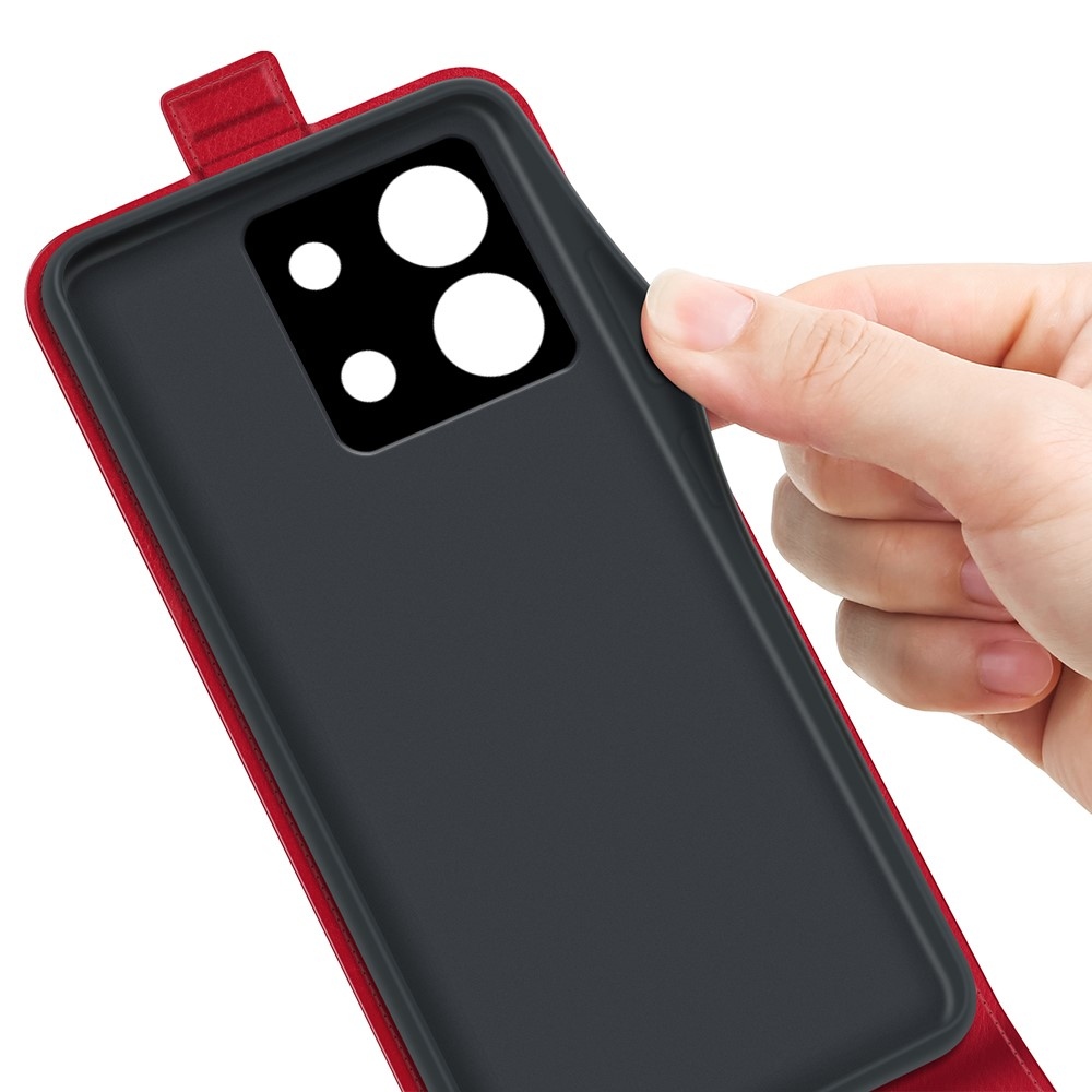 Vertical flipové pouzdro na Xiaomi Redmi Note 13 5G - červené