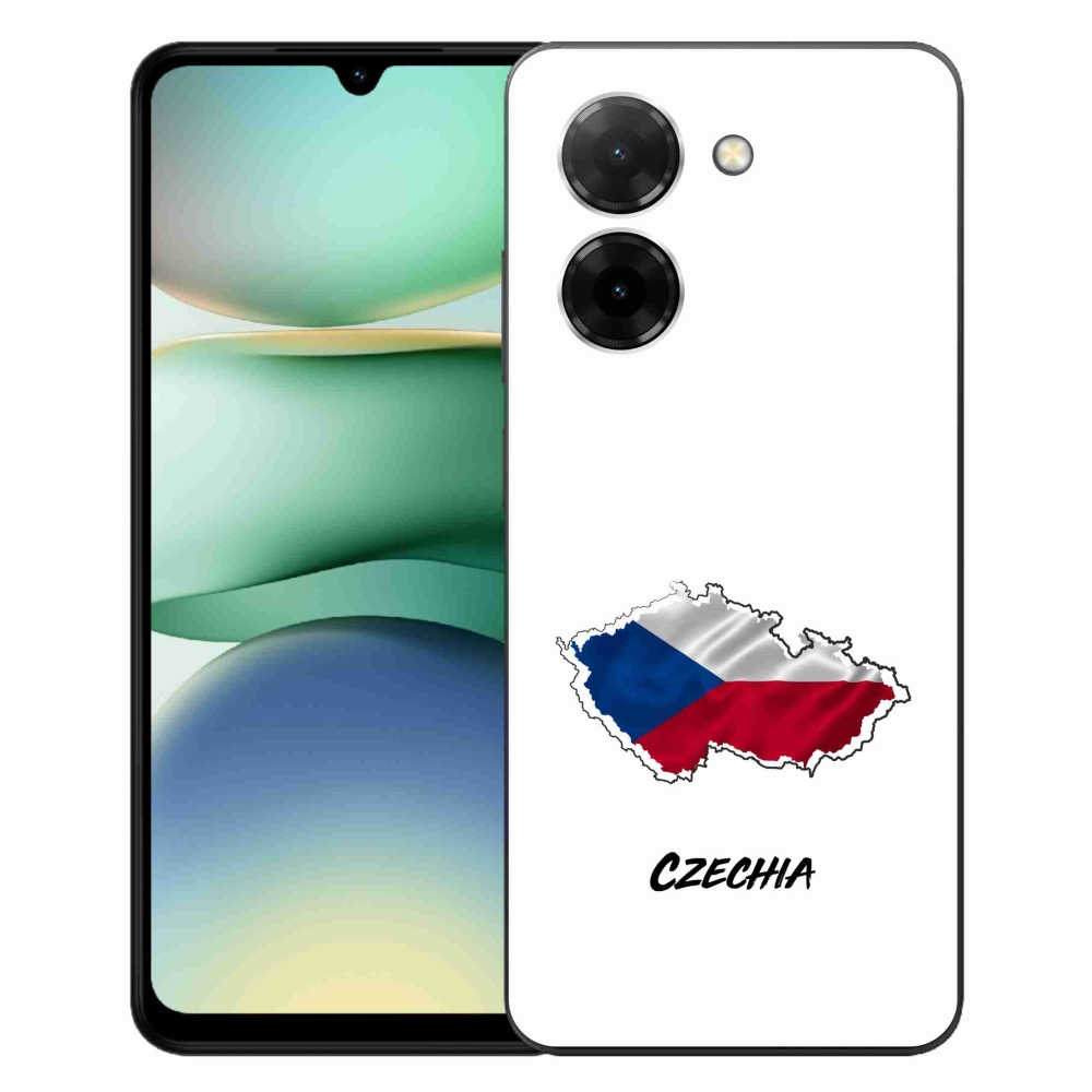 Gelový kryt mmCase na Xiaomi Redmi A5 (173.45x79.35x8.45mm) - Czechia bílé pozadí