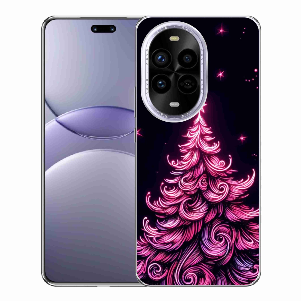 Gelový kryt mmCase na Huawei Nova 13 Pro 5G - neonový vánoční stromek 2