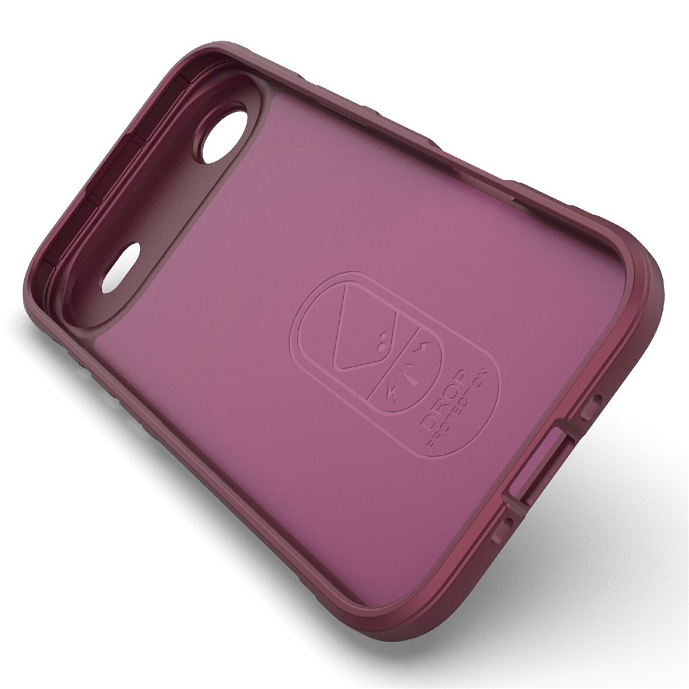 Rugg odolný gelový obal na iPhone 17 Air - vínový