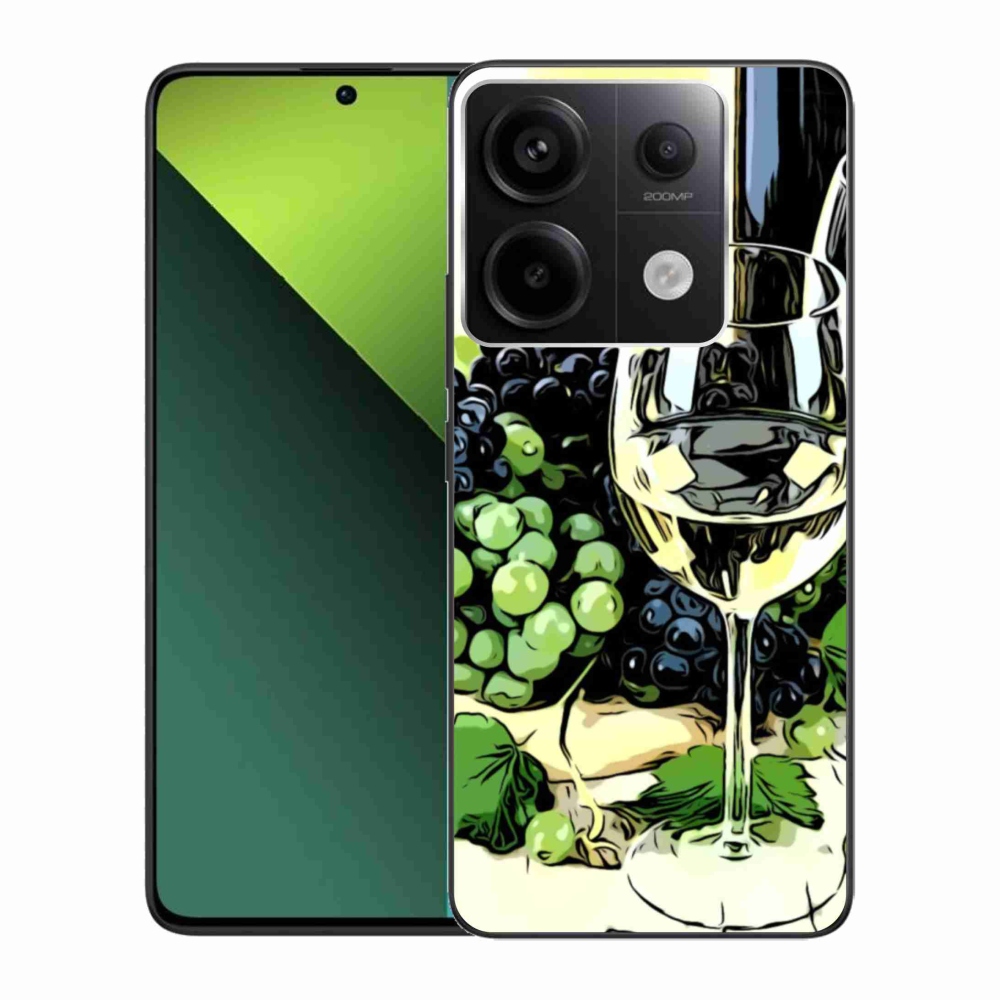 Gelový kryt mmCase na Xiaomi Redmi Note 13 Pro 5G/Poco X6 5G - sklenka vína