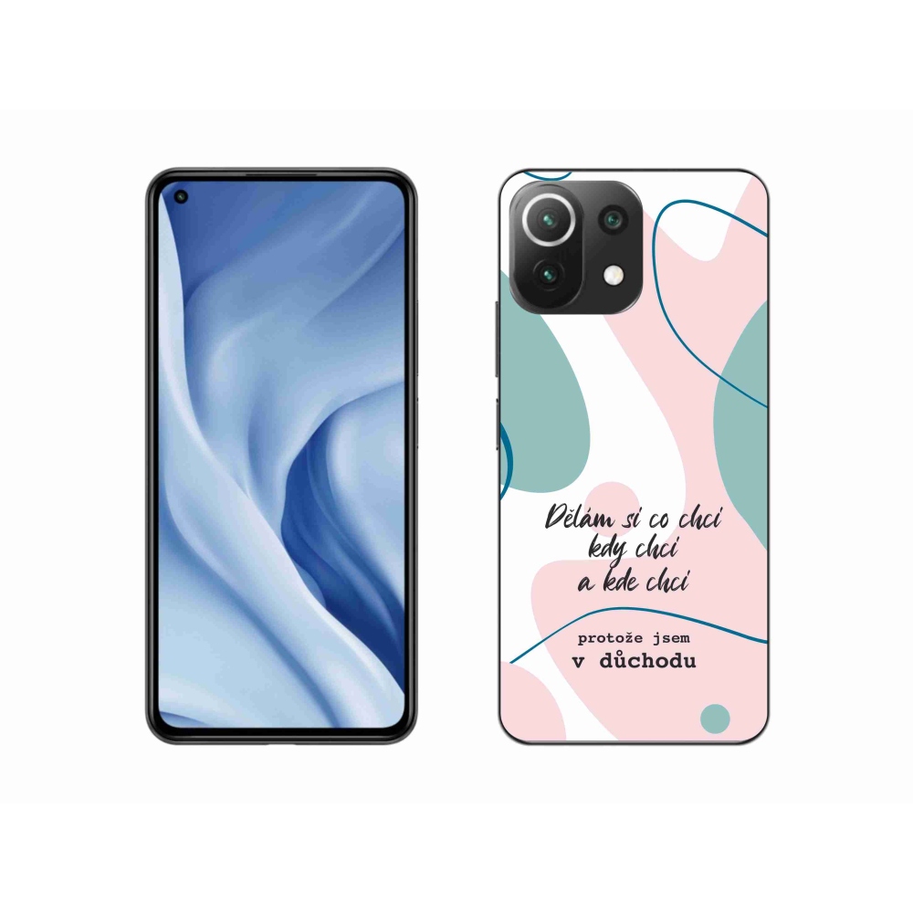 Gelový kryt mmCase na Xiaomi 11 Lite 5G NE - vtipný text 10 bílé pozadí