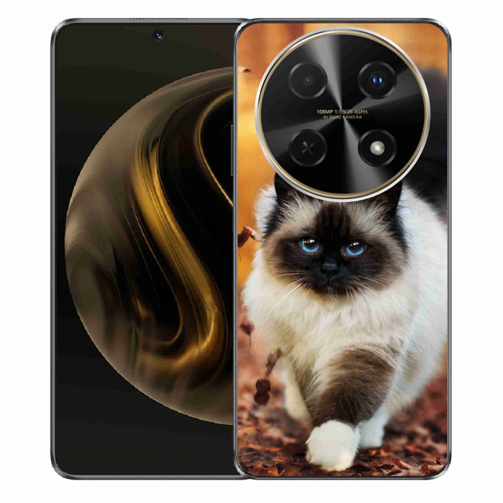 Gelový obal mmCase na Huawei Nova 12i - kočka