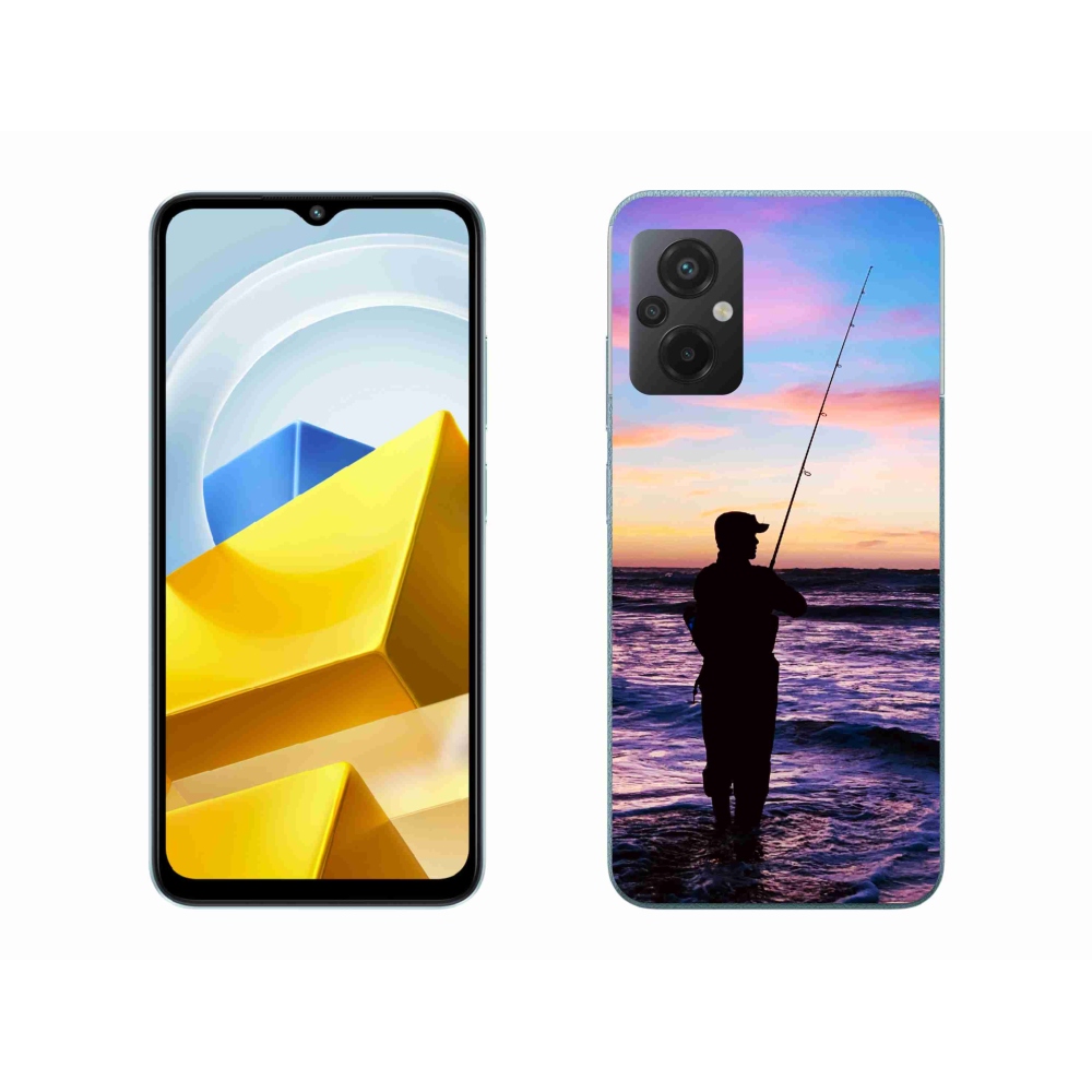 Gelový kryt mmCase na Xiaomi Poco M5 4G - rybaření 1