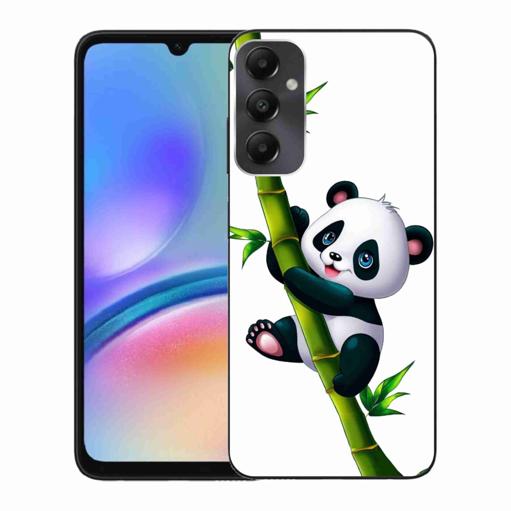 Gelový kryt mmCase na Samsung Galaxy A05s - panda na bambusu