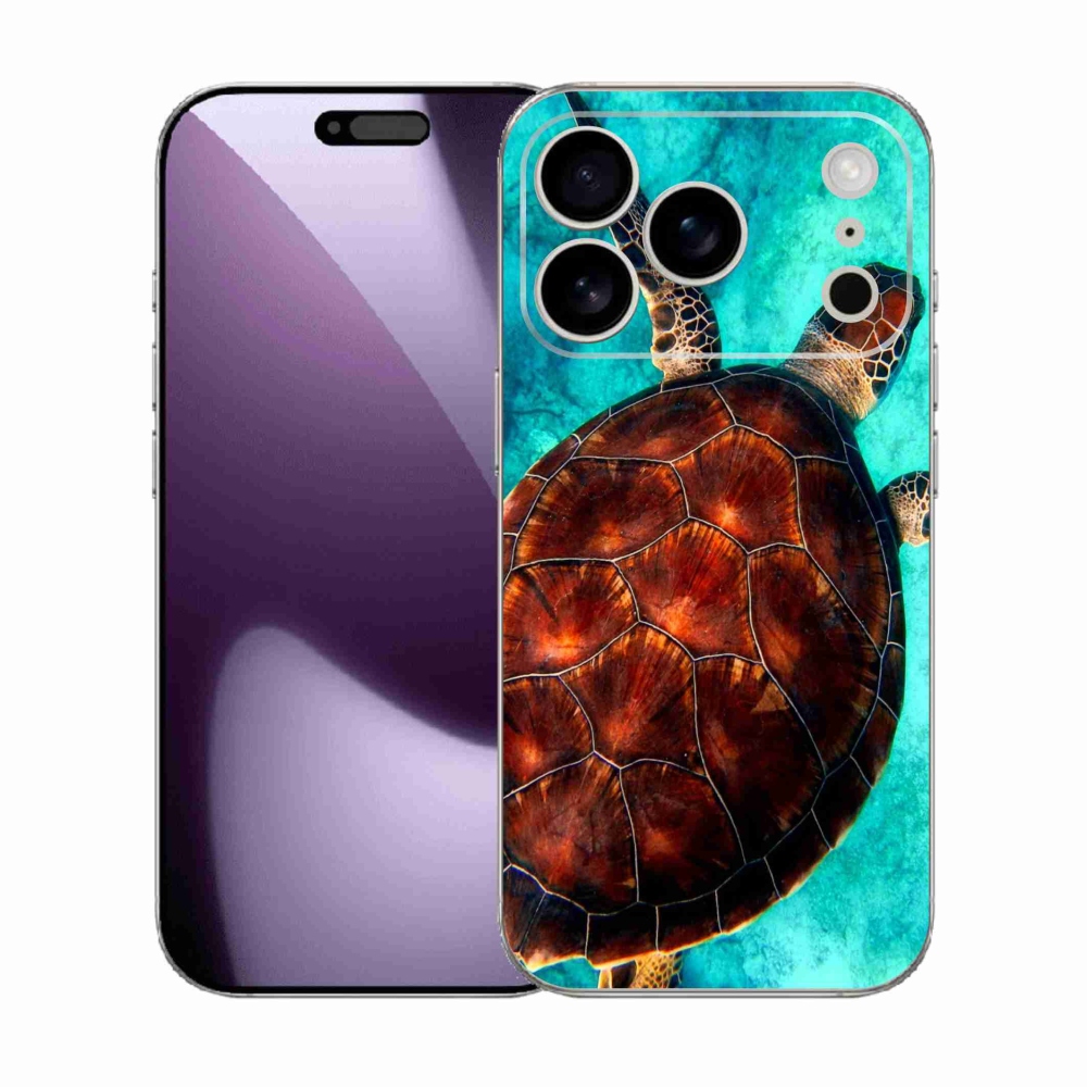 Gelový kryt mmCase na iPhone 17 Pro - želva