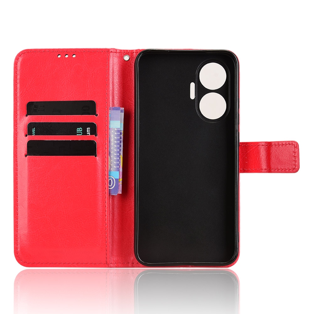 Crazy knížkové pouzdro na Xiaomi Poco F7 5G - červené