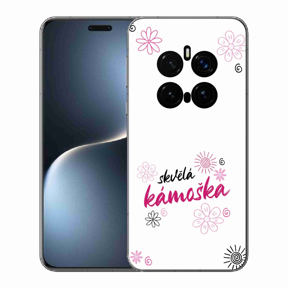 Gelový kryt mmCase na Honor Magic 7 Pro 5G - skvělá kámoška bílé pozadí