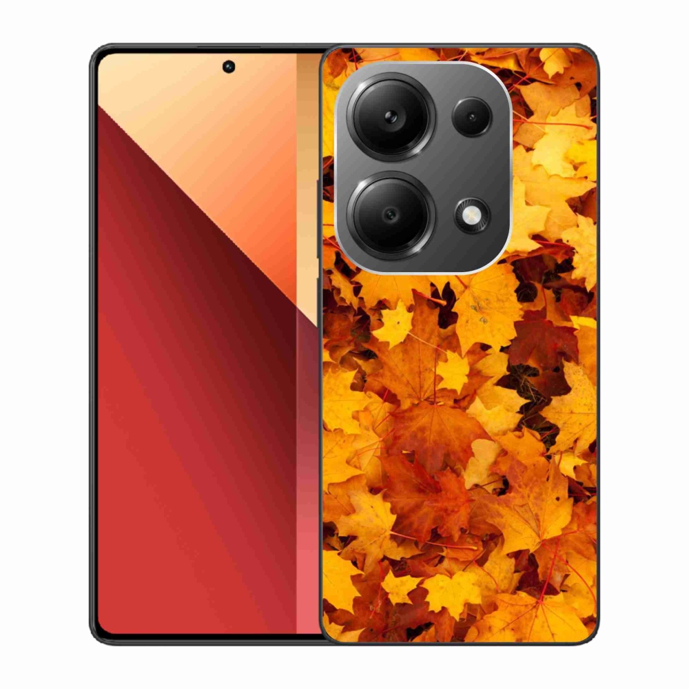 Gelový kryt mmCase na Xiaomi Redmi Note 13 Pro 4G/Poco M6 Pro - javorové listy