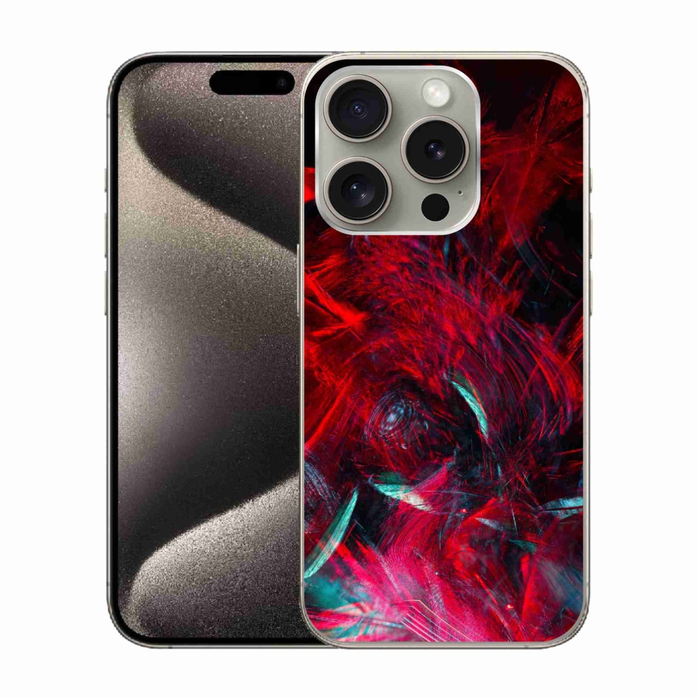 Gelový kryt mmCase na iPhone 15 Pro - abstrakt 16