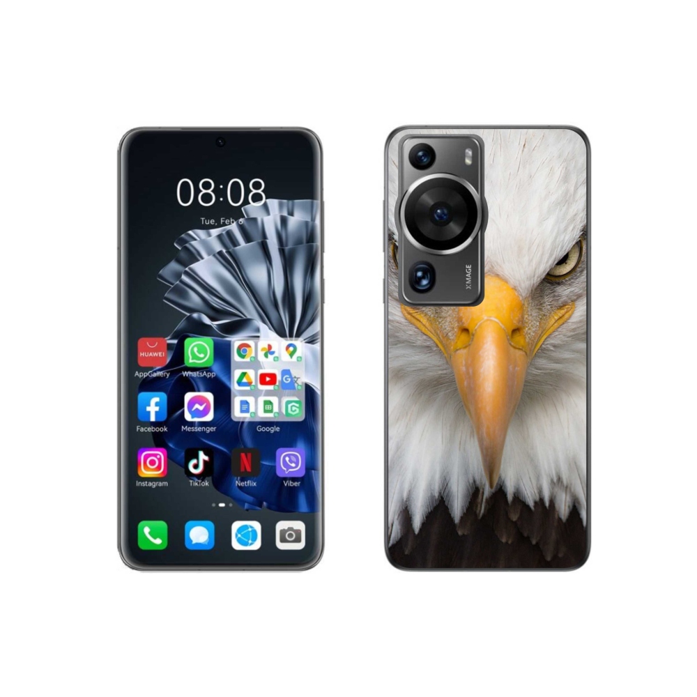 Gelový kryt mmCase na Huawei P60 Pro - orel