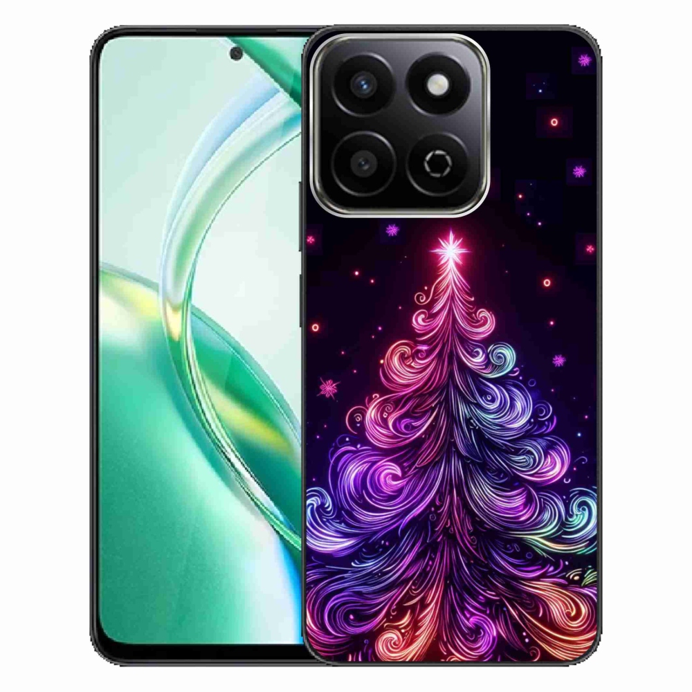 Gelový kryt mmCase na Honor 200 Smart 5G - neonový vánoční stromek 1