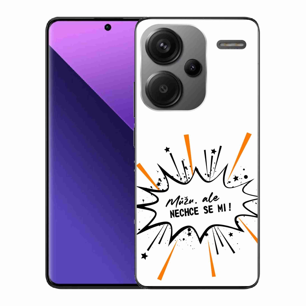 Gelový kryt mmCase na Xiaomi Redmi Note 13 Pro+ 5G - vtipný text 11 bílé pozadí