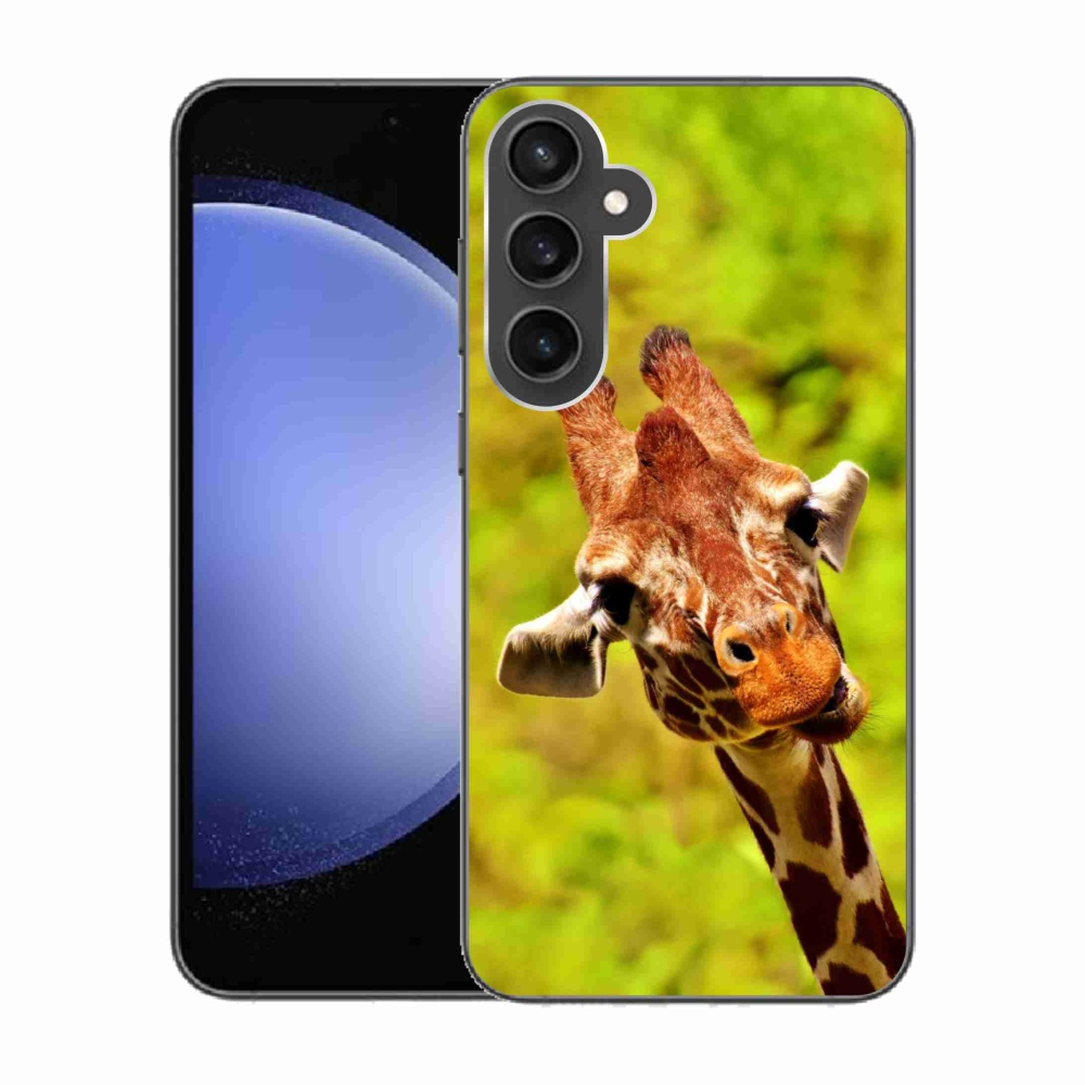 Gelový kryt mmCase na Samsung Galaxy S23 FE - žirafa