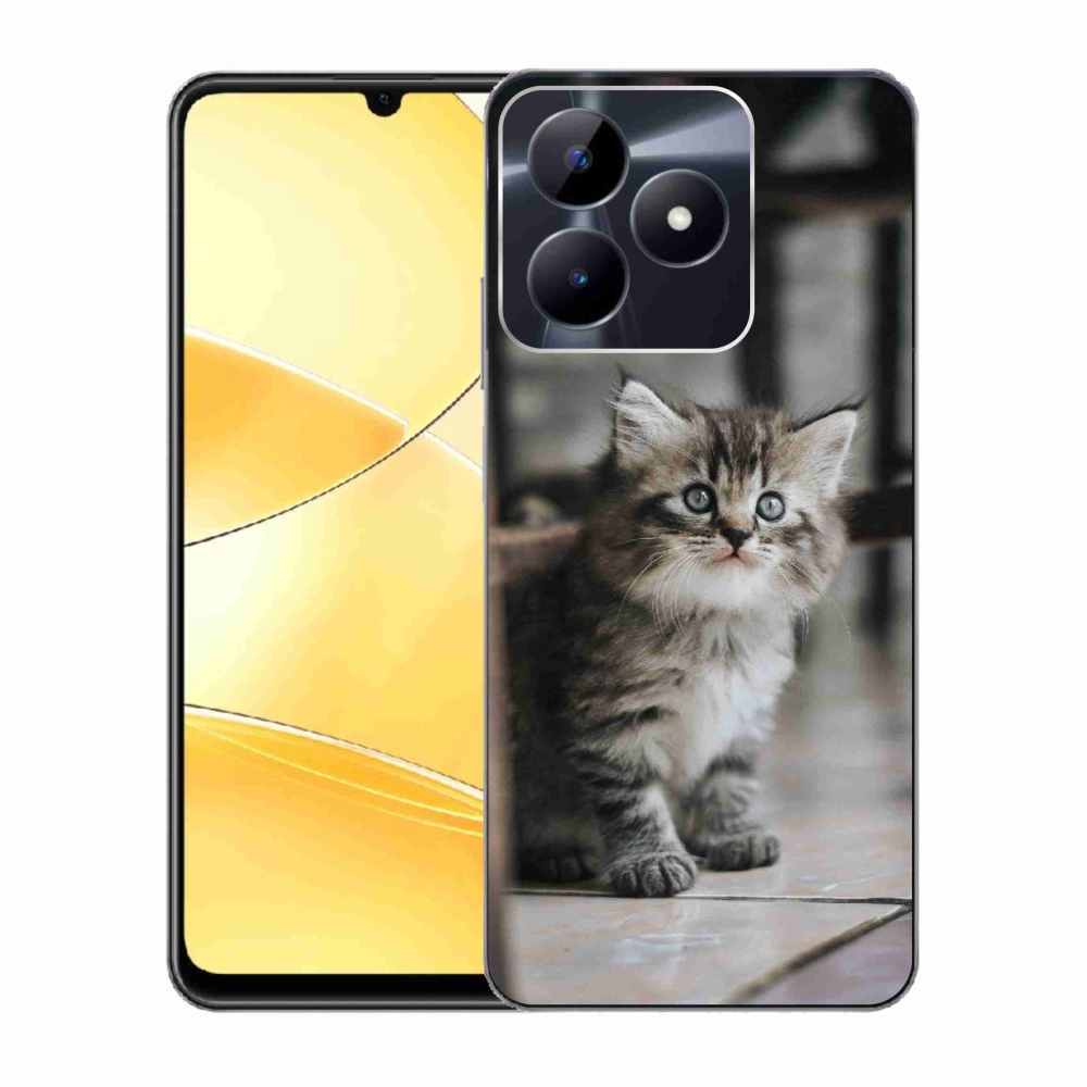 Gelový kryt mmCase na Realme C51/C53 - koťátko