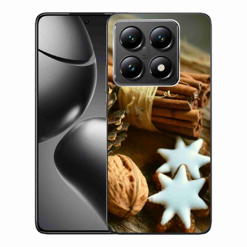 Gelový kryt mmCase na Xiaomi 14T - skořice a perníčky