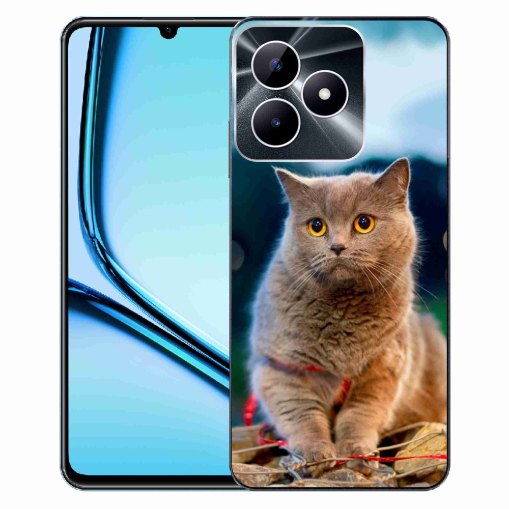 Gelový kryt mmCase na Realme Note 50 - britská modrá 2