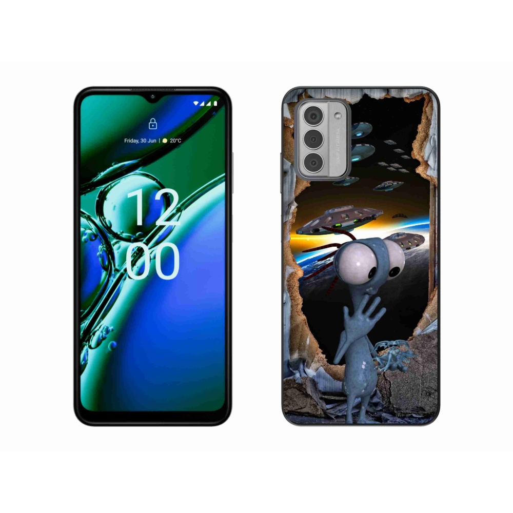 Gelový kryt mmCase na Nokia G42 - mimozemšťan