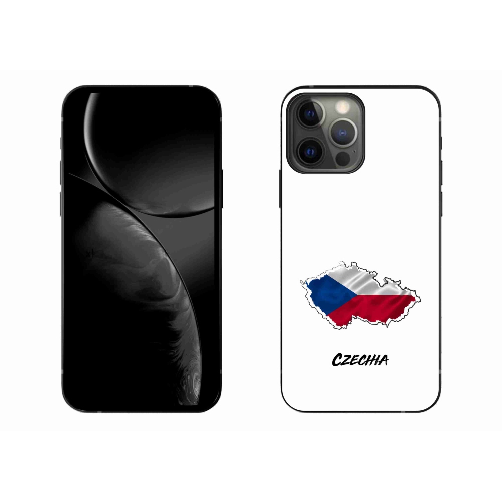 Gelový kryt mmCase na iPhone 13 Pro Max 6.7 - Czechia bílé pozadí