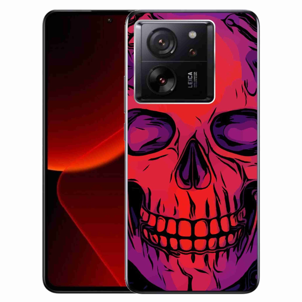 Gelový obal mmCase na Xiaomi 13T/13T Pro - lebka