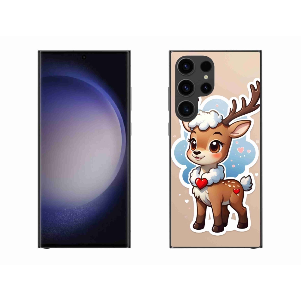 Gelový kryt mmCase na Samsung Galaxy S23 Ultra 5G - kreslený sob